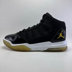 JORDAN Max Aura GS “Black Gold” Athletic Shoes Youth Size 7Y